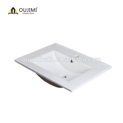 500MM X 410MM Home sanitary plumbing sanitary ware above counter easy cleaning washbowl / hand wash basin