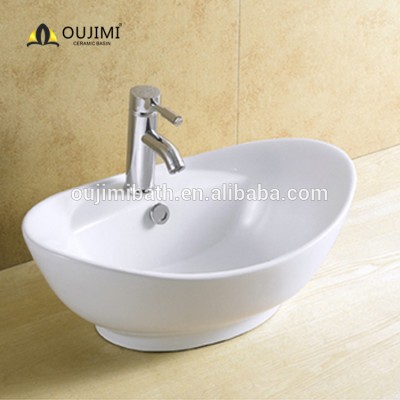 Wholesale washbowl above ceramic wash basin oval shape