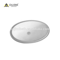 Wholesale plumbing freestanding under counter ceramic round shape wall tiles big wash basin with cabin